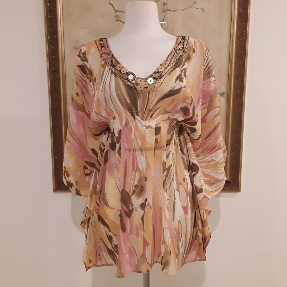 Vintage Bohemia Style Chiffon  Blo…